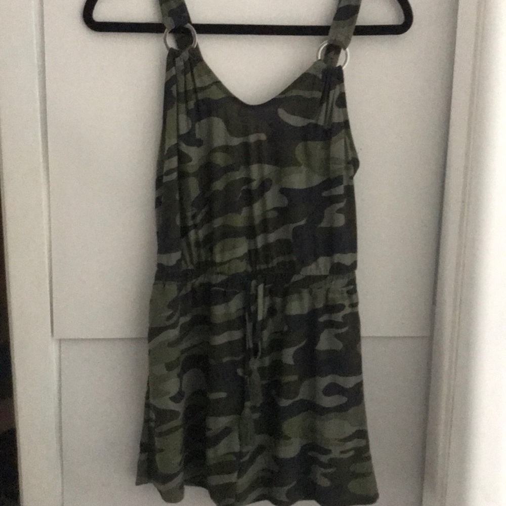 super cute camo jumpsuit